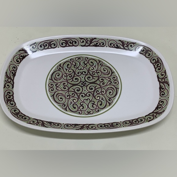 1970s Vtg Discontinued NORITAKE Japan Progression Ole Serving Plate 9043 - Picture 2 of 13